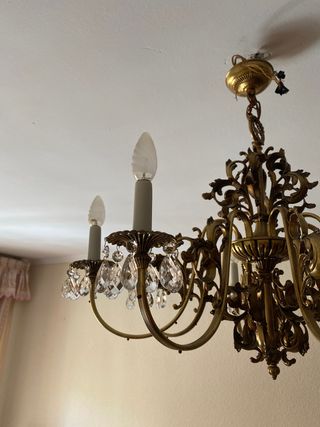 Lámpara de techo bronce