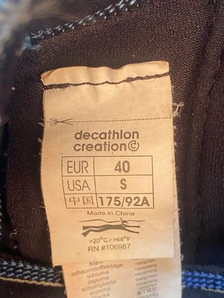 Traje neopreno TRIBORD de Decathlon