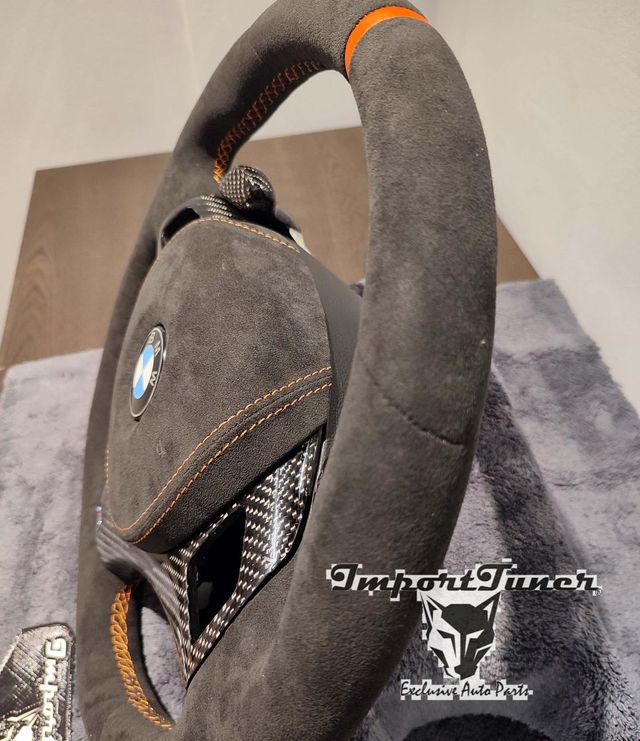 Volante BMW E90 e92 e93 Alcantara carbono