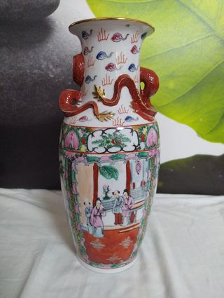 Jarrón chino dragones Macao