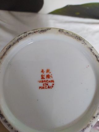 Jarrón chino dragones Macao