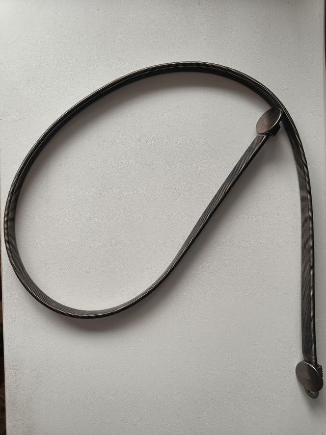 Cinturón elástico metalizado