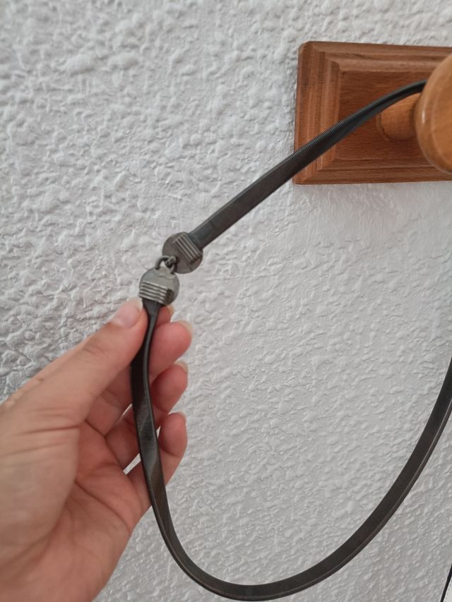 Cinturón elástico metalizado