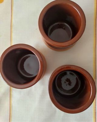 6 vasitos barro