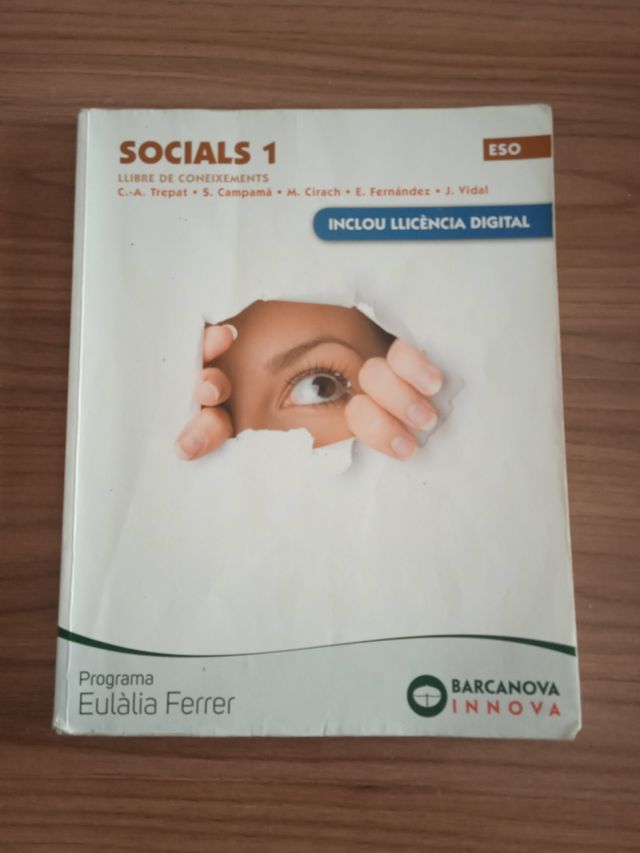 Libro socials 1 Eso