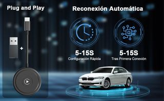 Adaptador CarPlay Inalámbrico iPhone