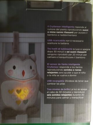 Tommee Tippee Gro Ollie The Owl - Peluche duermebe