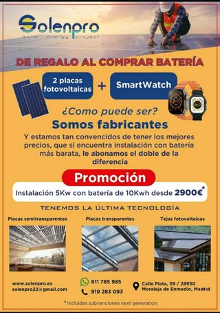 Tejas fotovoltaicas y pérgolas solares