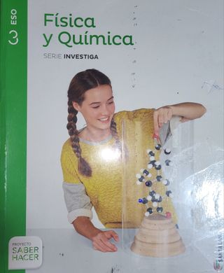 Libro Física y Química. 3ESO. ISBN 9788468017426