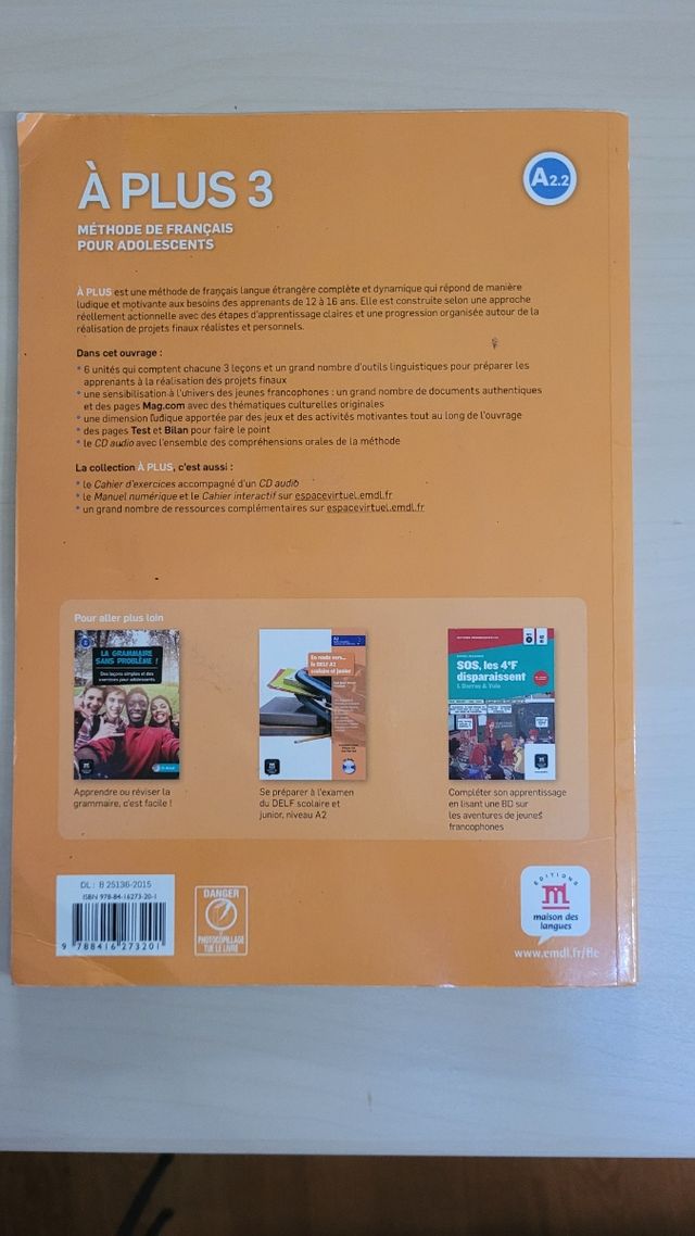 À Plus 3. Maisons des langues