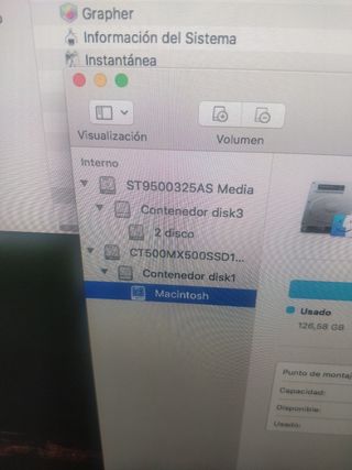 iMac 21.5 2011 i5 32 gb Ram y 2 discos internos 