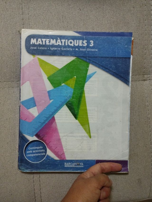 Matemàtiques 3 ISBN 9788448936389