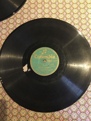 Disco pizarra orquesta Casablanca