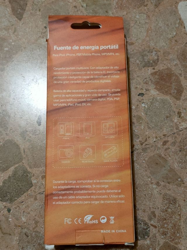 Batería externa 2.200mAh