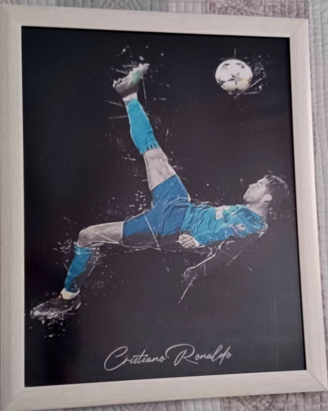 Cuadros jugadores leyendas del futbol, decoración