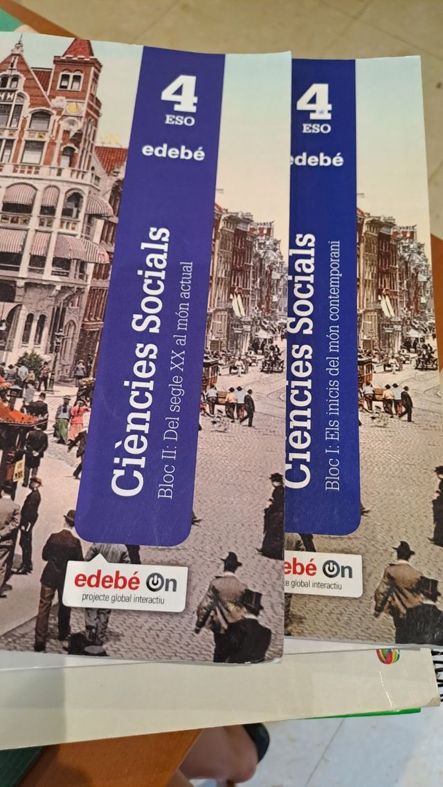 Libros edebé Ciències socials 4 ESO