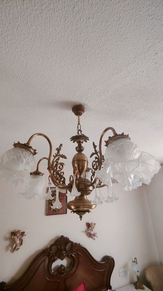 lampara araña vintage