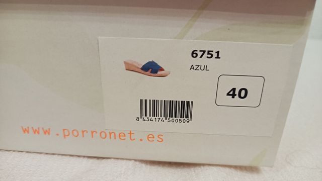 Sandalias piel Porronet 40