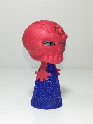 Cráneo rojo (Red Skull), muñeco saltarín año 2000