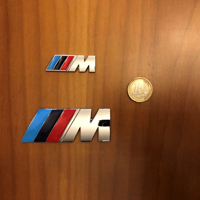 Stemmi logo M Motorsport Bmw 82x31mm/45x15mm