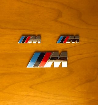 Stemmi logo M Motorsport Bmw 82x31mm/45x15mm