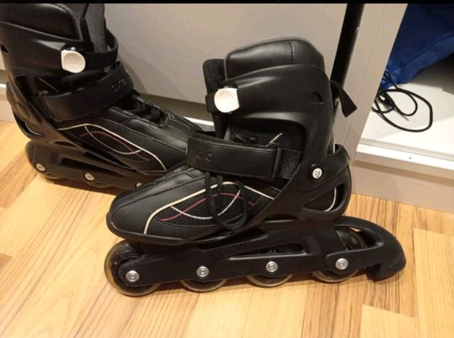 pattini in linea num 37-38 e protezioni taglia M