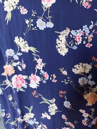 Vestido estampado flores