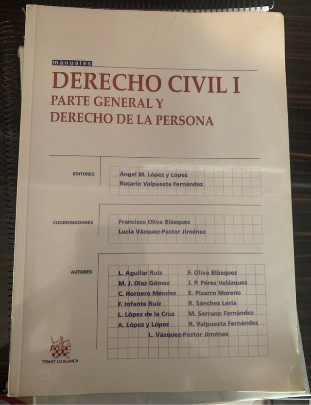 Derecho civil I 2013