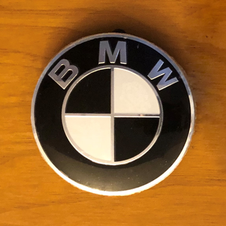 Stemma logo BMW nero bianco 82mm cofano