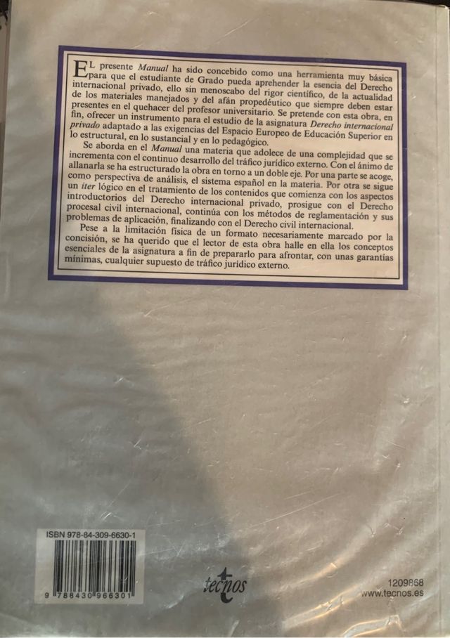 Manual Derecho Internacional Privado
