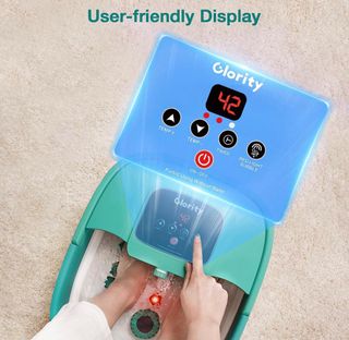 Masajeador de Pies con burbujas y rodillos NUEVO