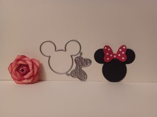 Troquel silueta Mickey y Minnie