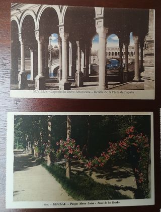 Tarjetas Postales Parque María Luisa de Sevilla