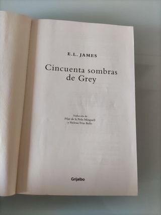 Libros Trilogía Cincuenta sombras