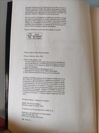 Libros Trilogía Cincuenta sombras