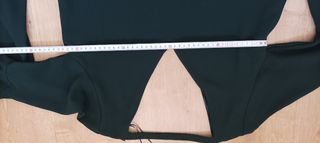 blusa verde mujer Zara