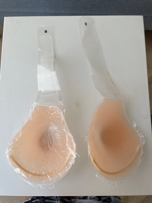 Copas de silicona invisibles Selmark sin estrenar