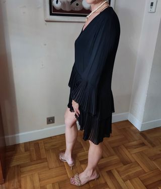 Vestido negro de Zara