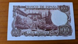 Billetes 100 pesetas Manuel Falla