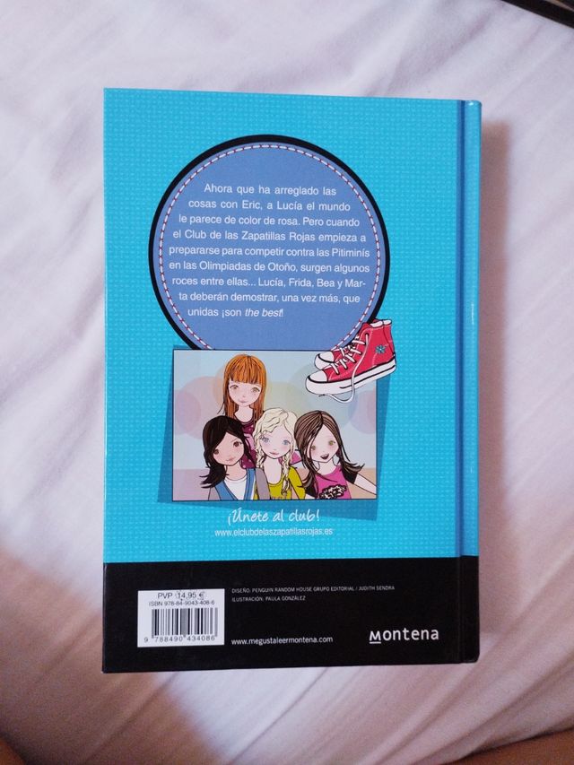 Libros 2, 3, 4 y 5 "club de las zapatillas rojas"