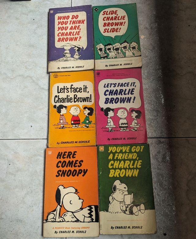 cómic seis Snoopy vintage