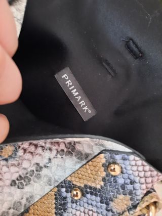 BOLSO ESTAMPADO DE SERPIENTE DE PIEL SINTÉTICA