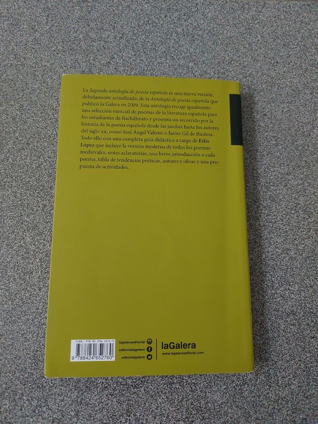 Segunda antología de poesía española