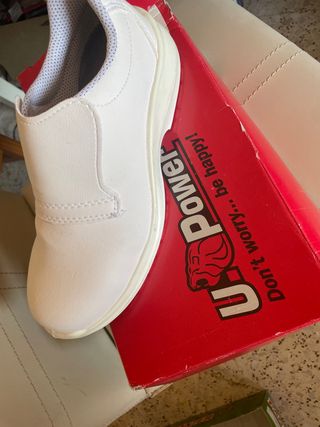 Botas de seguridad blancas