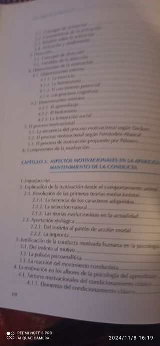 Psicología de la Motivación. UNED