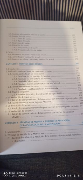 Psicología de la Motivación. UNED