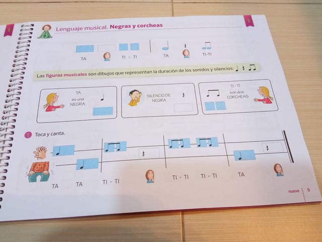 Cuaderno musical SM segundo primaria