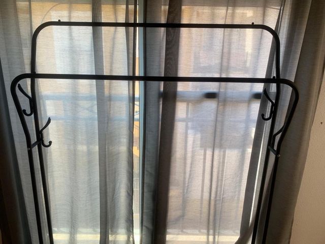 Burro doble, perchero