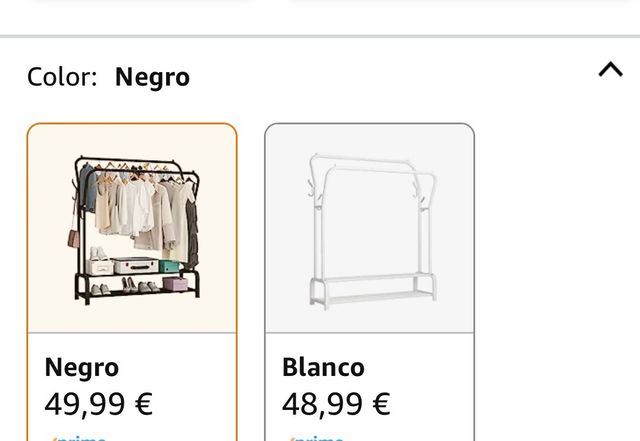 Burro doble, perchero