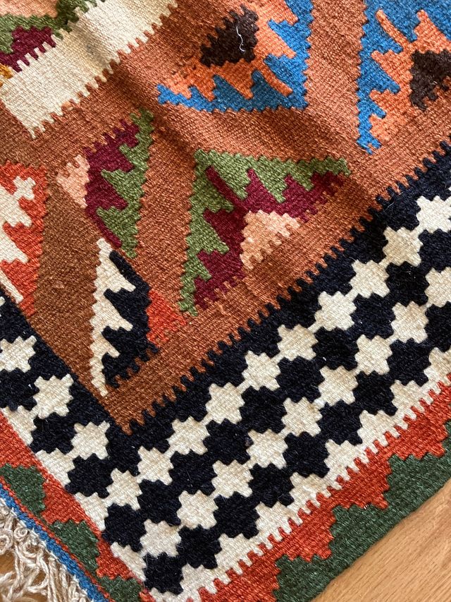 Alfombra afgana artesana 300cm Kilim